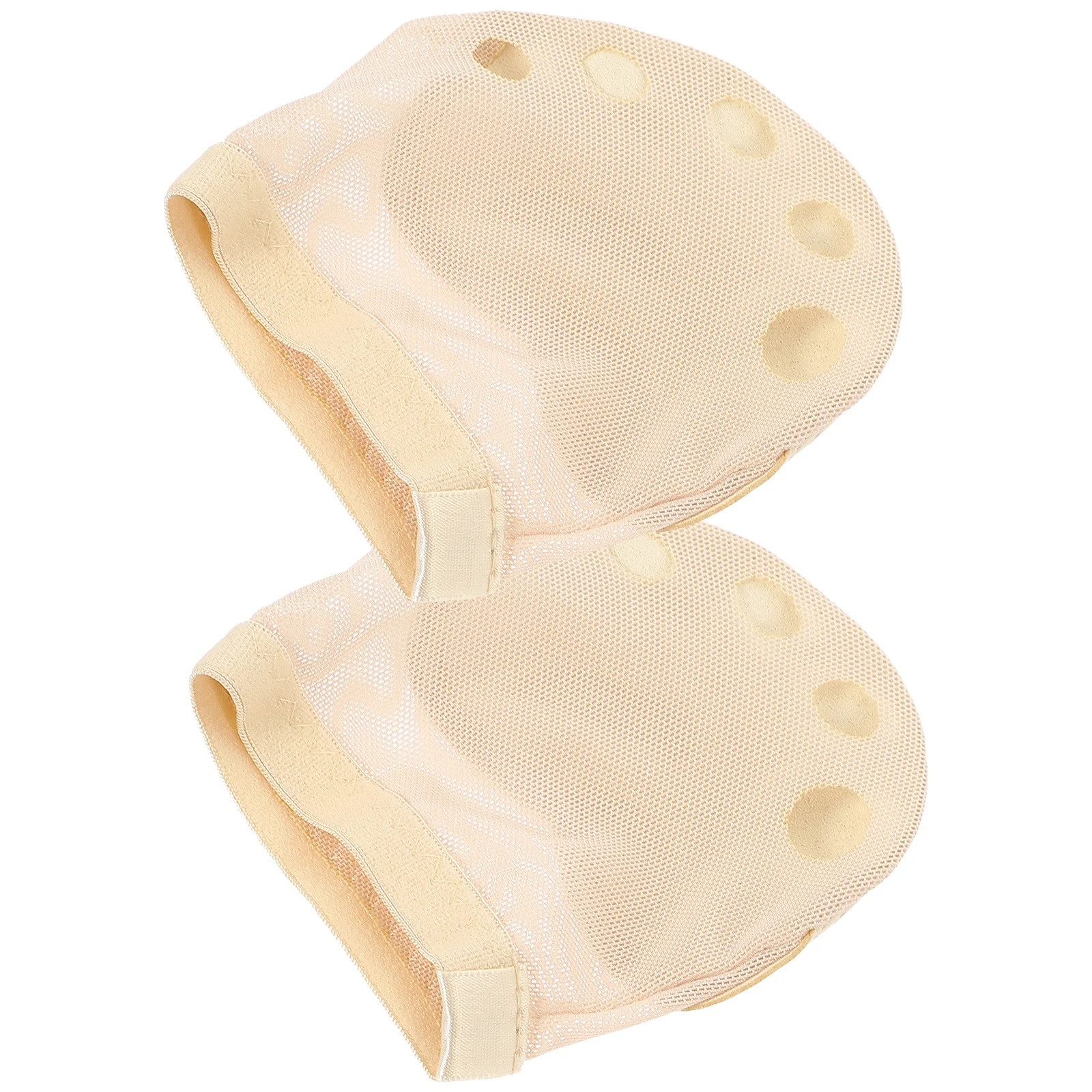 1Pair Foot Protector Five Holes Half Socks Medium Size Ballet Belly Dance Forefoot Cushion Pads Foot Protector