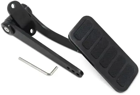 

Universal Dual Control Gas Pedal – Aluminum Throttle Assembly for Chevy, , Mopar Rods