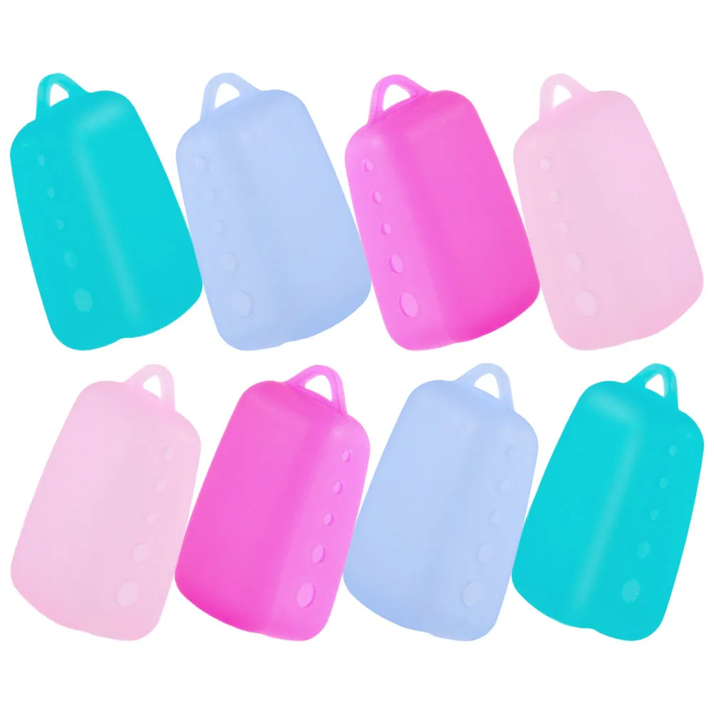 

8Pcs Toothbrush Head Covers Transparent Silicone Caps Easy Clean Portability Ideal for Travel Daily Use Home and Outdoor