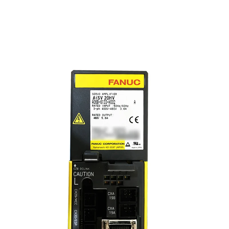 وحدة مكبر للصوت محرك Fanuc المؤازرة A06B-6133-H002 المستخدمة لآلة CNC
