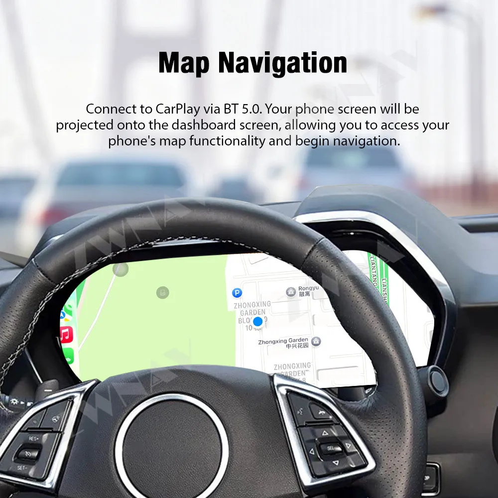 For Chevrolet Camaro 2016-2023 12.3