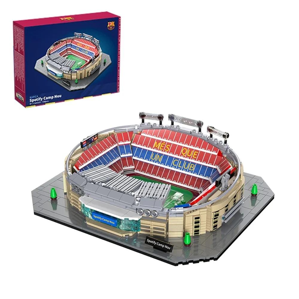 

728PCS MOC Football Stadium Building Blocks Creative Pitch Modular Model Collect Toys Gift for Football Fans & Block Enthusiasts