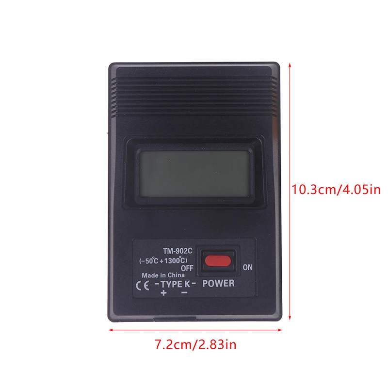 TM-902C (-50C To 1300C) Temperature Meter TM902C Digital K Type Thermometer Sensor + Thermocouple Probe Detector