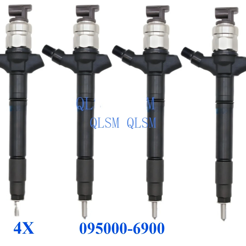 

4X 095000-6900 23670-09200 Common Rail Diesel Fuel Injector for Toyota Avensis-