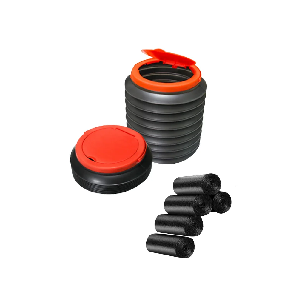 

100pcs Multifunctional Telescopic Bucket Foldable Leakproof Car Trash Can Storage Container For Umbrellas Garbage Black Garbage