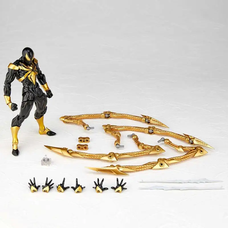 Superhero Iron Spider-Man Hero Expedition Mountain Pass Rotary Technology Joint Action Figure Model Toy Hand Action Figure