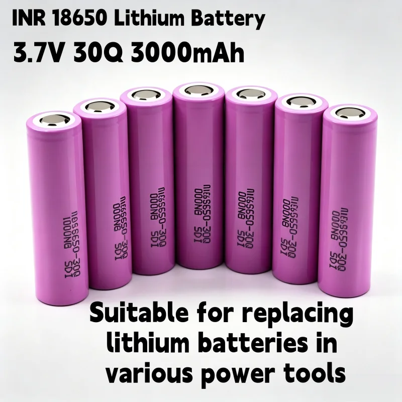 Image of 10 Stück 18650 Akku 3,7V 3000mAh 30Q 18650 Wiederaufladbarer Akku Hochstrom für Taschenlampenbatterien für 18650 Akku Versand aus Polen, Expresslieferung innerhalb von 3-7 Tagen