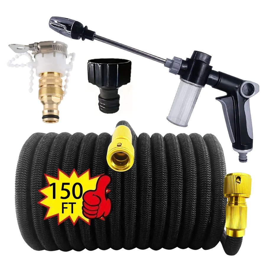 

2025 Expandable Magic Hose, High-Pressure Car Wash, 7Water Spraying Functions, Water Gun, Home Garden Watering Hose garden hose