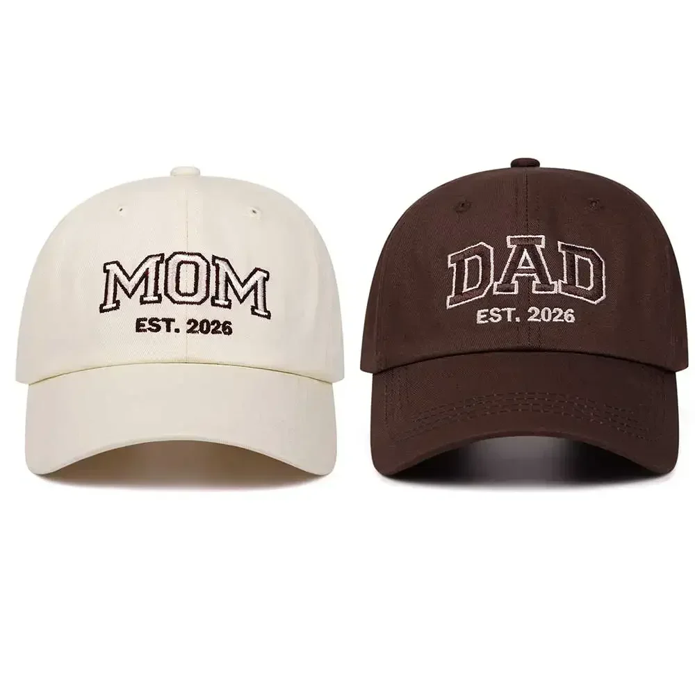 

MOM DAD letter embroidery baseball caps dad hat women men Fashion outdoor casual duck hats