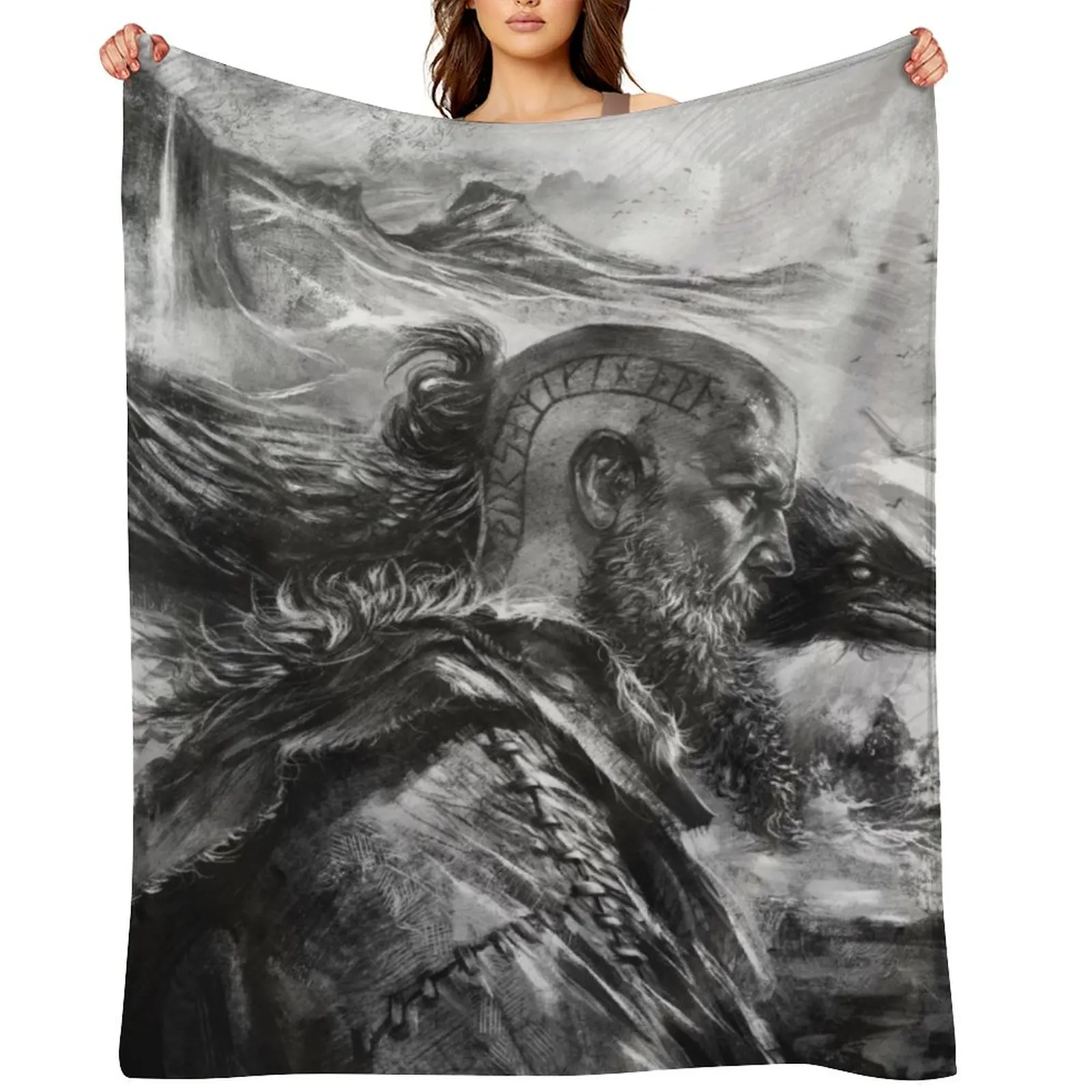 

Among the Gods Throw Blanket christmas decoration Sofas Loose halloween Blankets