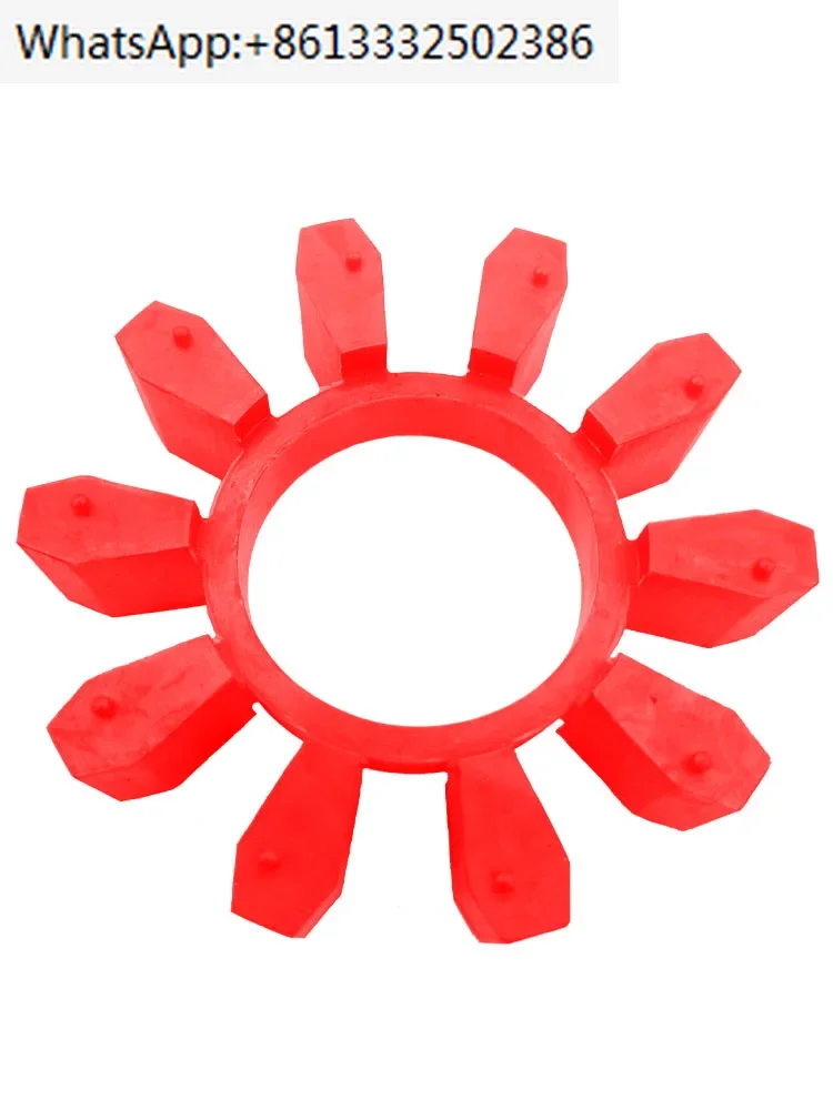 BWN Type Air Compressor Coupling 8/10 Angle Polyurethane Octagonal Plum Blossom Rubber Buffer Pad