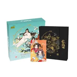 Álbum de cartas KAYOU genuinas, Heaven Official's Blessing, Tian Guan Ci Fu Series 1, Qiandeng Taoyuan, tarjeta de colección rara de Anime