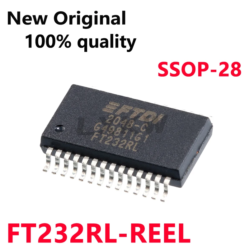 5-10/PCS New FT232RL FT232RL-REEL SSOP28 Bridge USB to UART chip In Stock