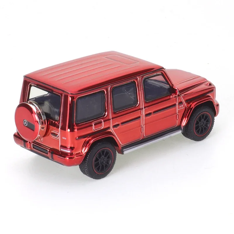 XCarToys 1/64 Mercedes Benz AMG G63 Electroplated Red Alloy Diecast Model Car Toy Collection Gift