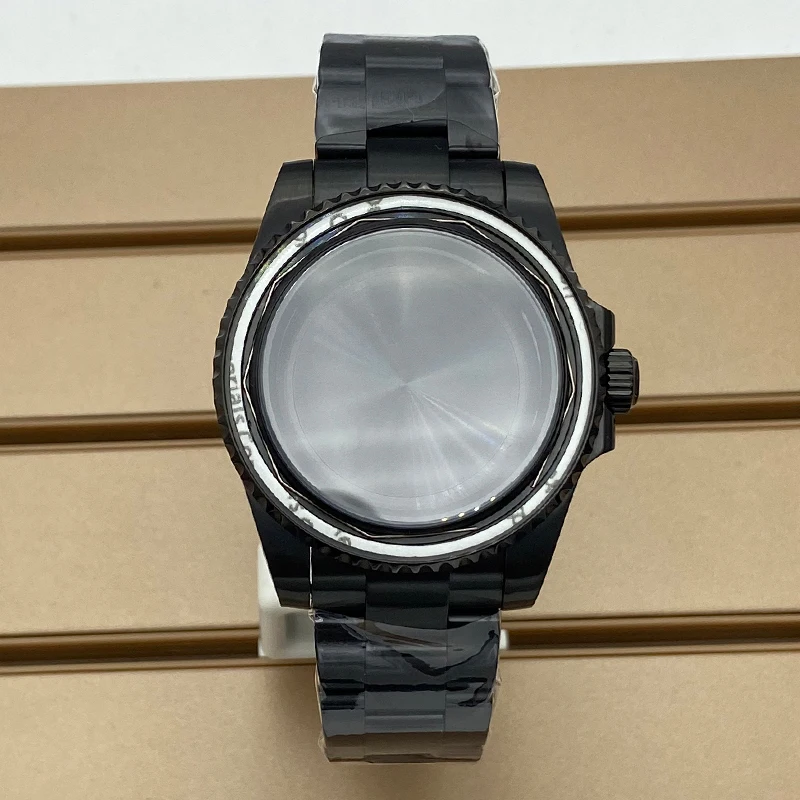 

NH35 40mm Watch Case Bracelet Sapphire Crystal For GMT SUB Yacht Seiko NH34 NH35 NH36 NH38 Miyota8215 ETA2824 Movement 120clicks