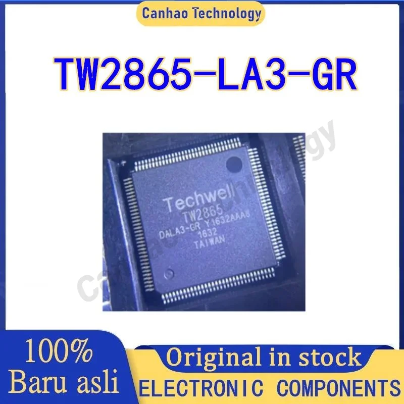 

TW2865 TW2865-LA3-GR TW2865-DALA3-G video processing chip TECHWELLR video decoding audio codec IC in stock