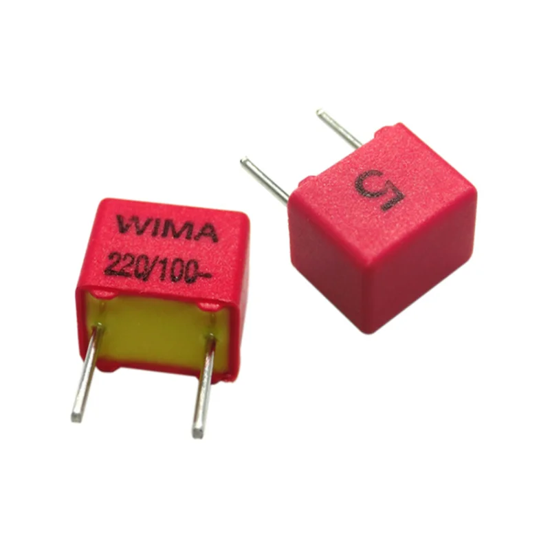 WIMA MKS2 – condensateur à Film de 5MM, 0.1UF 0.01UF 0.47UF 1UF 1.5UF 0.33UF 10UF 2.2UF 3.3UF 50V 63V 100V 250V 400V, Audio Hi-Fi, 2 pièces/lot