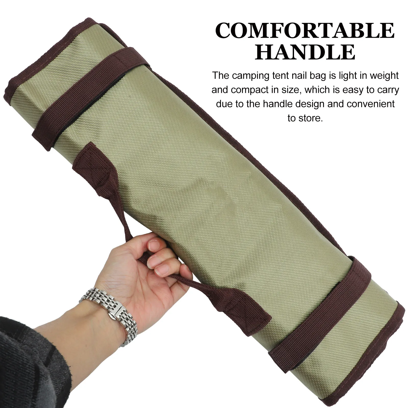 

Сумка для кемпинговых колышков, сверхпрочный чехол для хранения палаточных колышков, легкий органайзер для инструментов для активного отдыха, сада, пляжа, пикника, барбекю