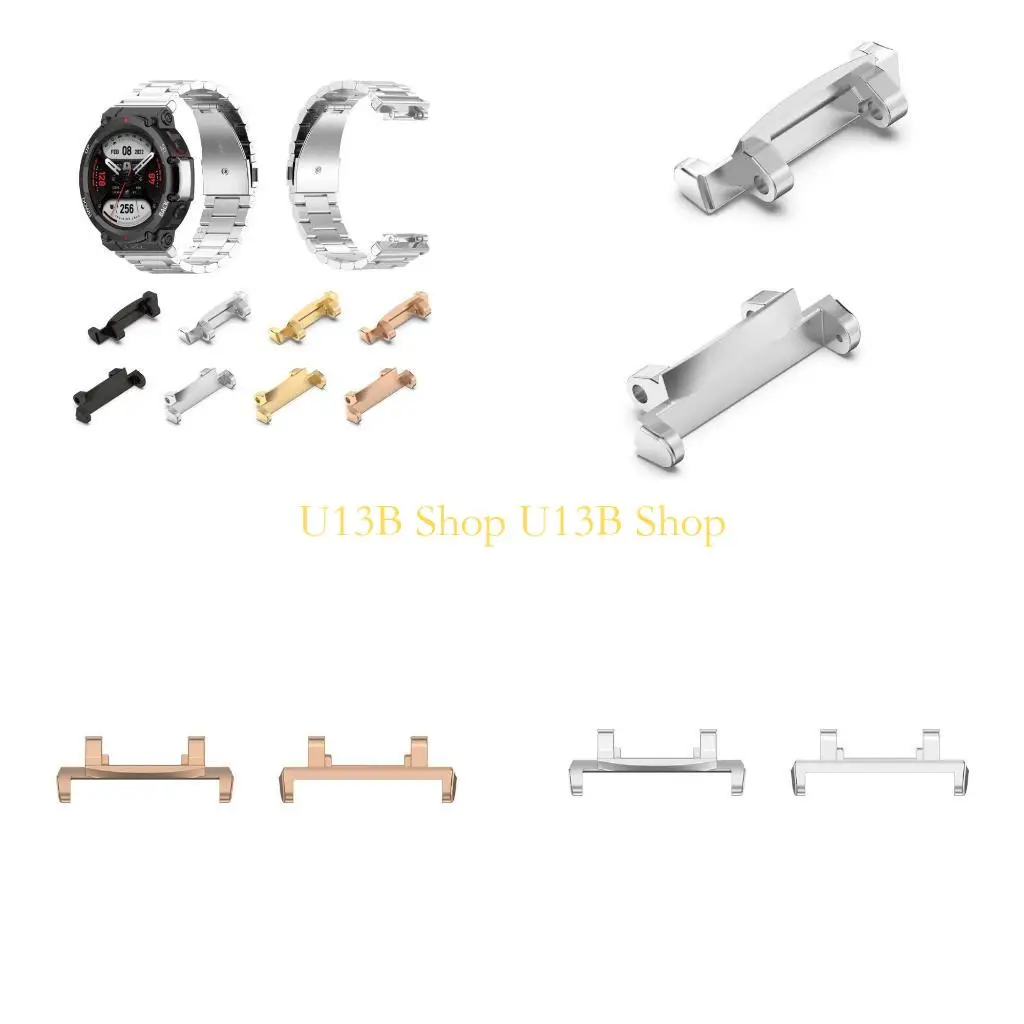 

U13B 1 Пара металлического разъема для для 2 для Watch Bess Accessories Accessories Advalting Bracelet Adapter
