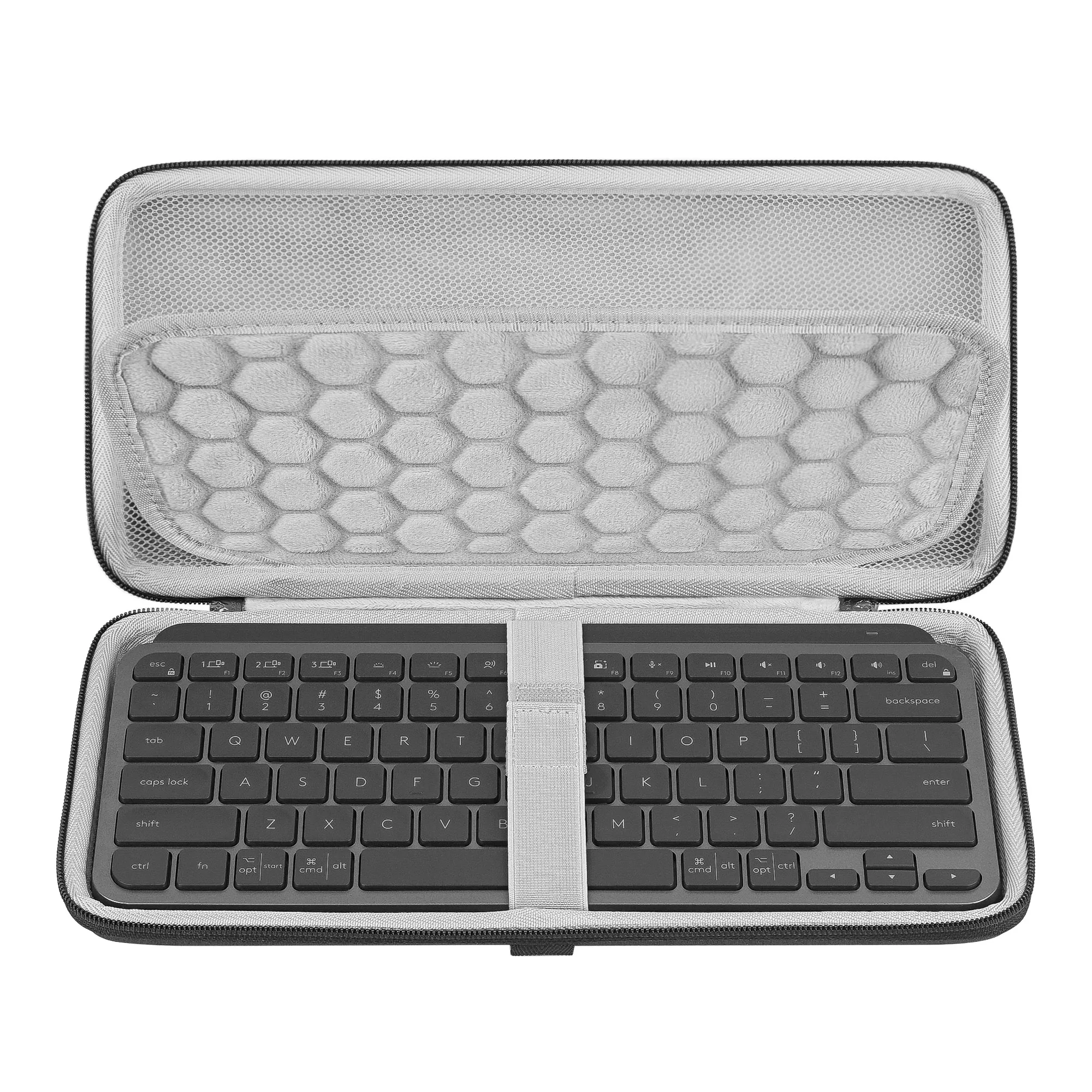 Geekria Tastaturhülle kompatibel mit Logitech MX Keys Mini-Tastatur, Apple Magic Keyboard, EVA-Hartschalen-Reise-Tragetasche