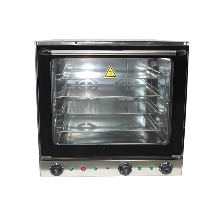 Commercial 4 Trays Ovens Bakery Equipment Electric Convection Oven with Steam Function