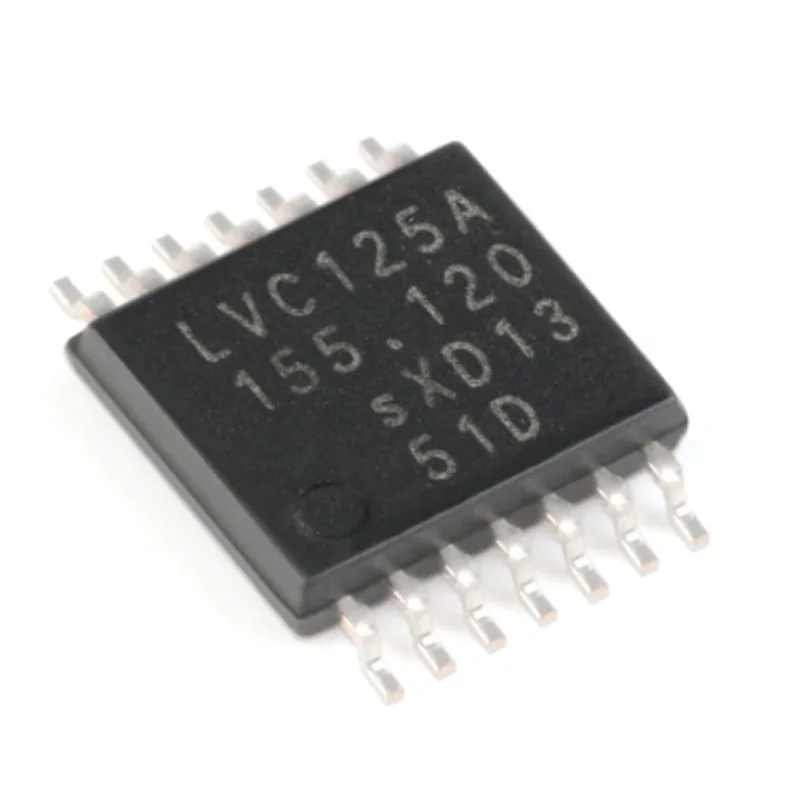 

10 Brand New Original 74Lvc125Apw,118 with Silk Screen Lvc125A Tssop-14 Four-Way Buffer Chip with Three-State Output