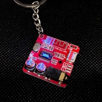 2025 New Fashion Mechanical Cyberpunk keychain Personality Car Key Backpack Pendant Mechanical Enthusiast Gift Unique Key Chain