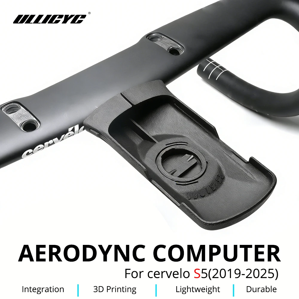 Soporte Ullicyc para Cervelo S5, Soporte Aerodinámico para Computadora con Montaje Rocket, Impresión 3D, Soporte para Velocímetro para Garmin, Wahoo, Bryton