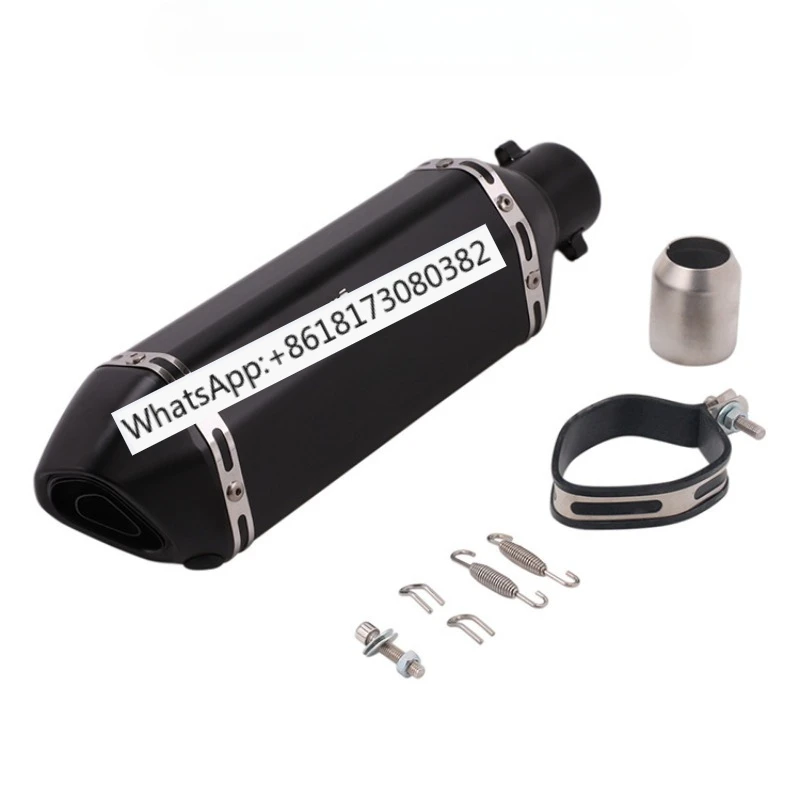 

Suitable for motorcycle R1R6R3R25ninja400GSXR600 modified small hexagonal exhaust pipe