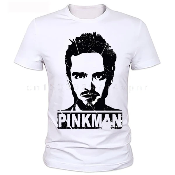 2022 Breaking Bad  Printed t-shirt Fashion Cool Style Jesse Pinkman Men T Shirts Short Sleeve Tops Basic Tee