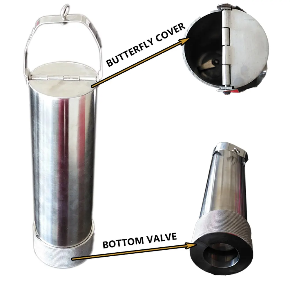 

Пробоотборник для смазки из нержавеющей стали 304, пробоотборник для пробника нефтяного растительного масла с жидким дном, бочка для отбора проб 750 г