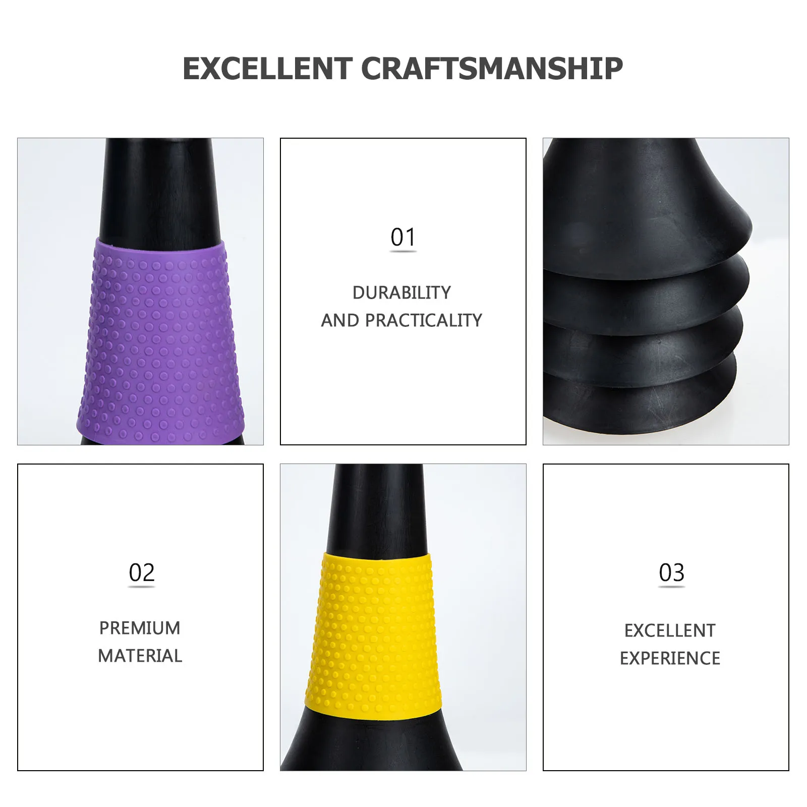 

5 Pcs Football Training Markers Obstacles Cone for Soccer Practice Cones Drills Mini Sport Pe Sports