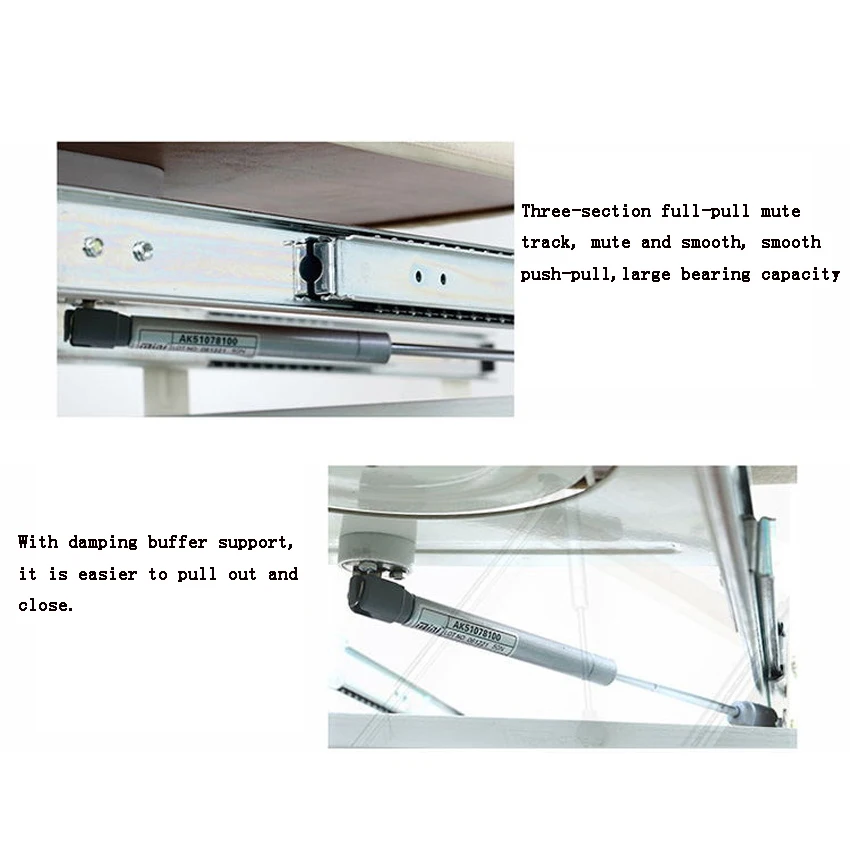 Wardrobe Push-pull Folding Ironing Board Rotatable/Stretchable /Washable In-cabinet Mute Damping Hidden Hardware Accessories