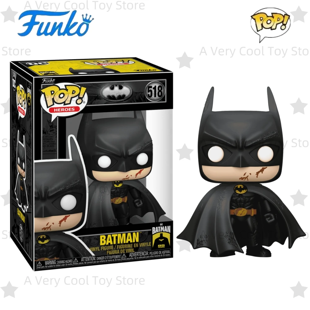 

Funko DC Comics Figures Pop Batman(Bloody)(1989)#518 Figurine 4.45 inchs Vinyl Figure Collectible Limited Edition Model Toy Gift