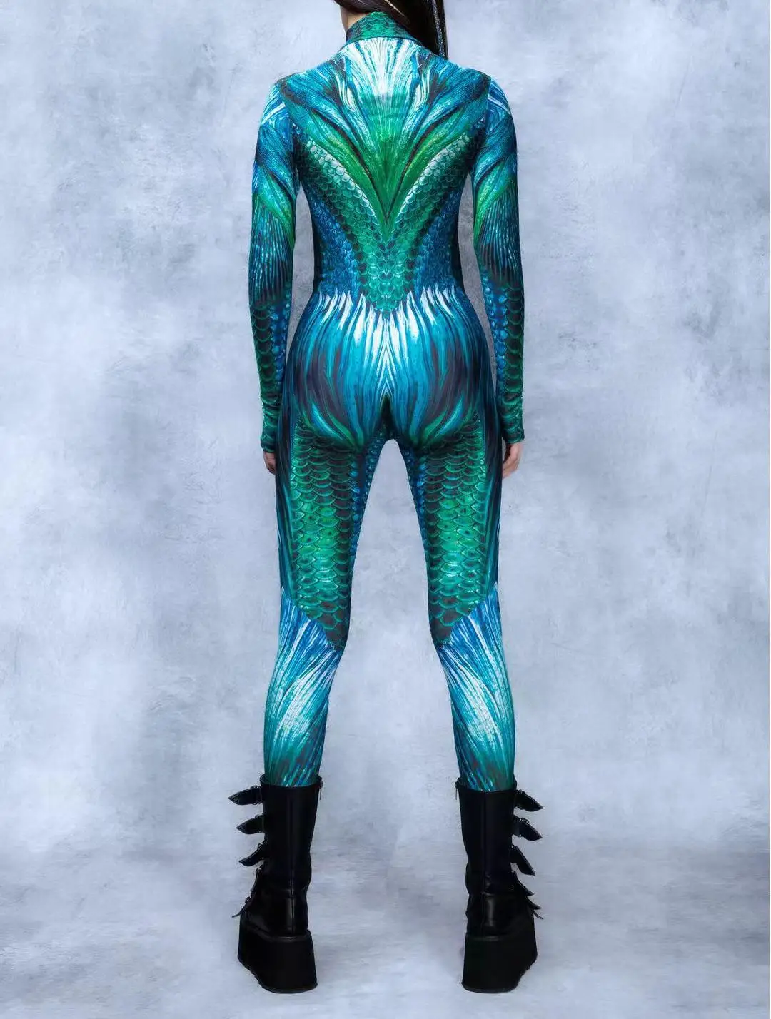 Modischer Rosa Erwachsenen-Damen-Jumpsuit Cosplay-Strumpfhose Punk-Steampunk-Bodysuit Karneval Bühnenauftritte Rollenspiel-Kostüm Neu 2026 – Detail 5