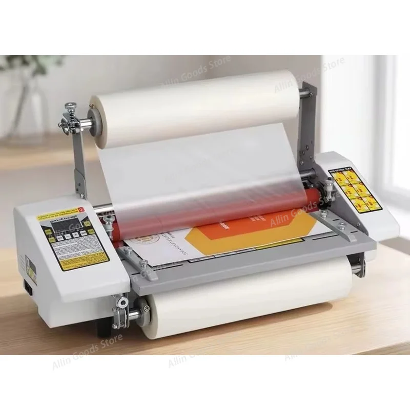 Hot and Cold Roll Laminating Machine, Four Roller Laminator, Premium Speed Adjustable Thermal Laminator