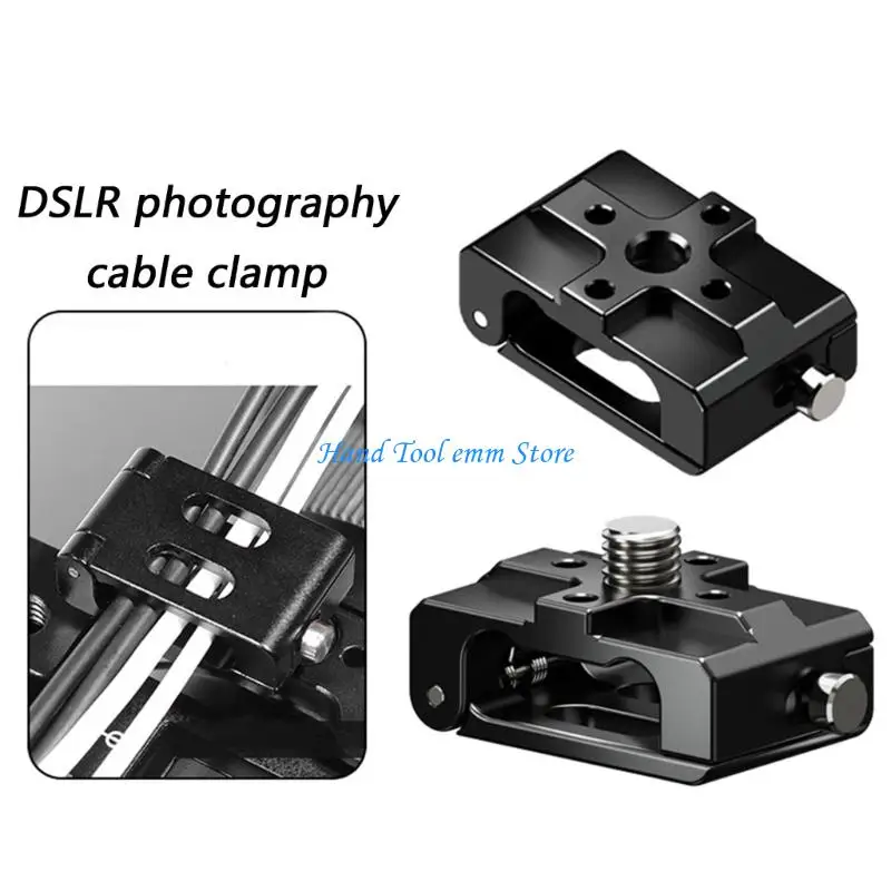 Picture 3: H37F Camera Cage Cable Clamp DSLR Camera Cable Lock Mount for Securing Camera