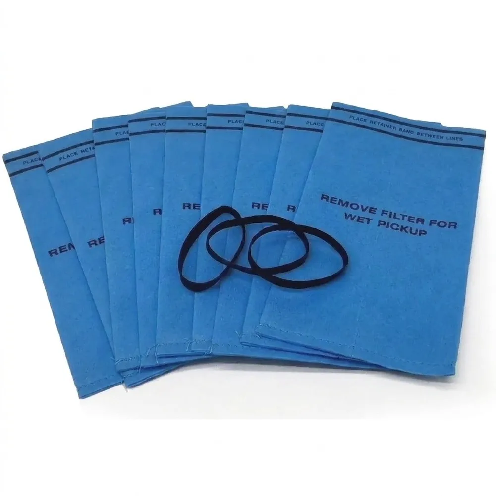 12 Piece Dust Bag Set Compatible with For Craftsman 9-38737 and For MultiFit VF2000 Vacuum Cleaners Blue 24 cm x 14 cm