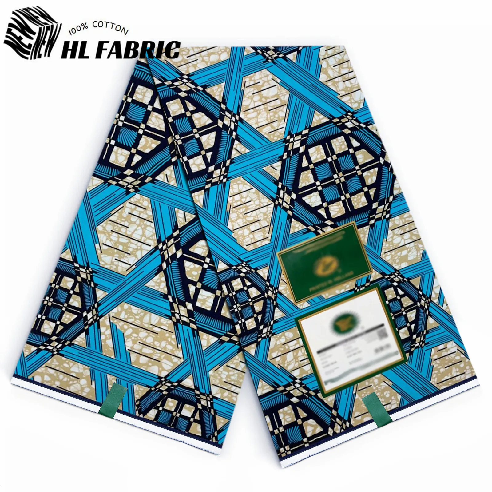 

Veritable Wax African Wax Fabric Nigerian Ankara Block Prints Batik Hollandaise Fabric Dutch Pagne 100% Cotton For Sewing VL-147