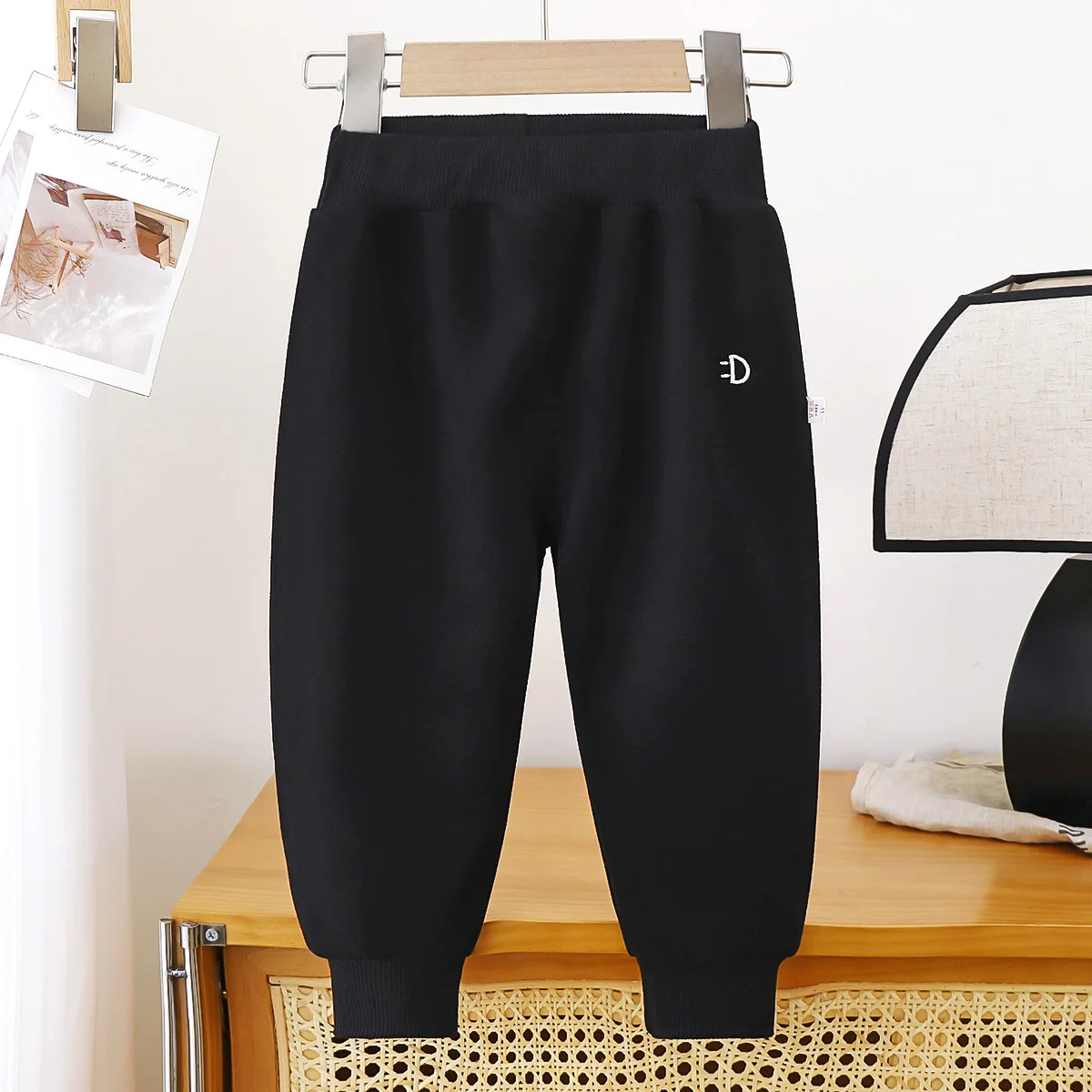 Spring Autumn Children Cloth Trousers For Boys Girls Elastic Bands Sports Pants Kids Casual Outer Wear Pants