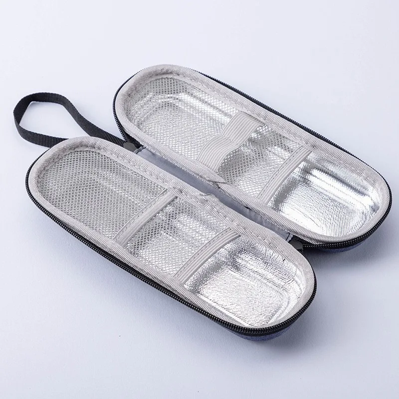 Homefish 1 or 6 Pcs Diabetic Insulin Travel Cooler Set Reusable Gel Ice Pack Portable Outdoor Storage Bag