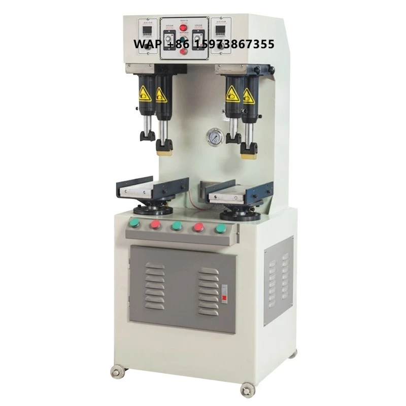 Junsheng 3HP 380V 2000 Pairs/8hrs  Automatic Pneumatic Shoe Sole Gluing Pressing Shoe Making Machine