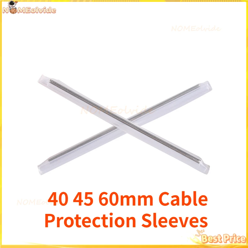 

500pcs/Lot 40 45 60mm Cable Protection Sleeves FTTH Heat Shrink Splice Protector Fusion Protection Splice Sleeves Free Shipping