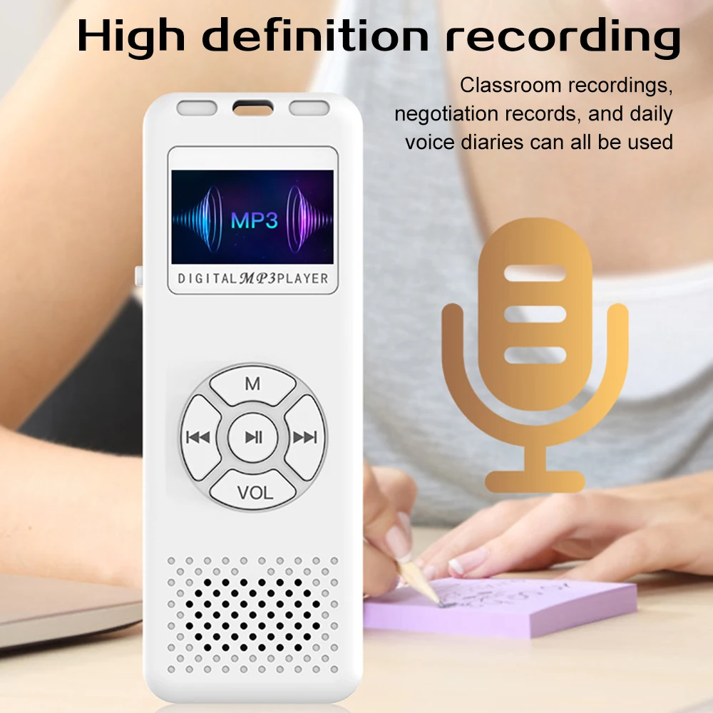 Mini Portable MP3 Player HiFi Music Player Built-in Speaker For Walkmen with E-Books Recording FM Radio 2025 New Reproductor MP3