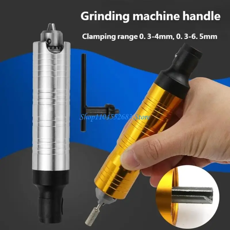 Practical Flexible Shafts Adapter For Power Tool 0.3mm To 4mm Bit Compatibility Nonslip Rubber Handle 
