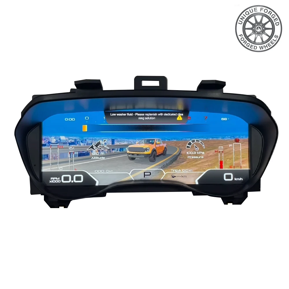 

Foforfor Car Speedometer LCD Instrument Digital Dashboard Cluster Panel for EverestRanger T7 T8 2016-2021Dashboard