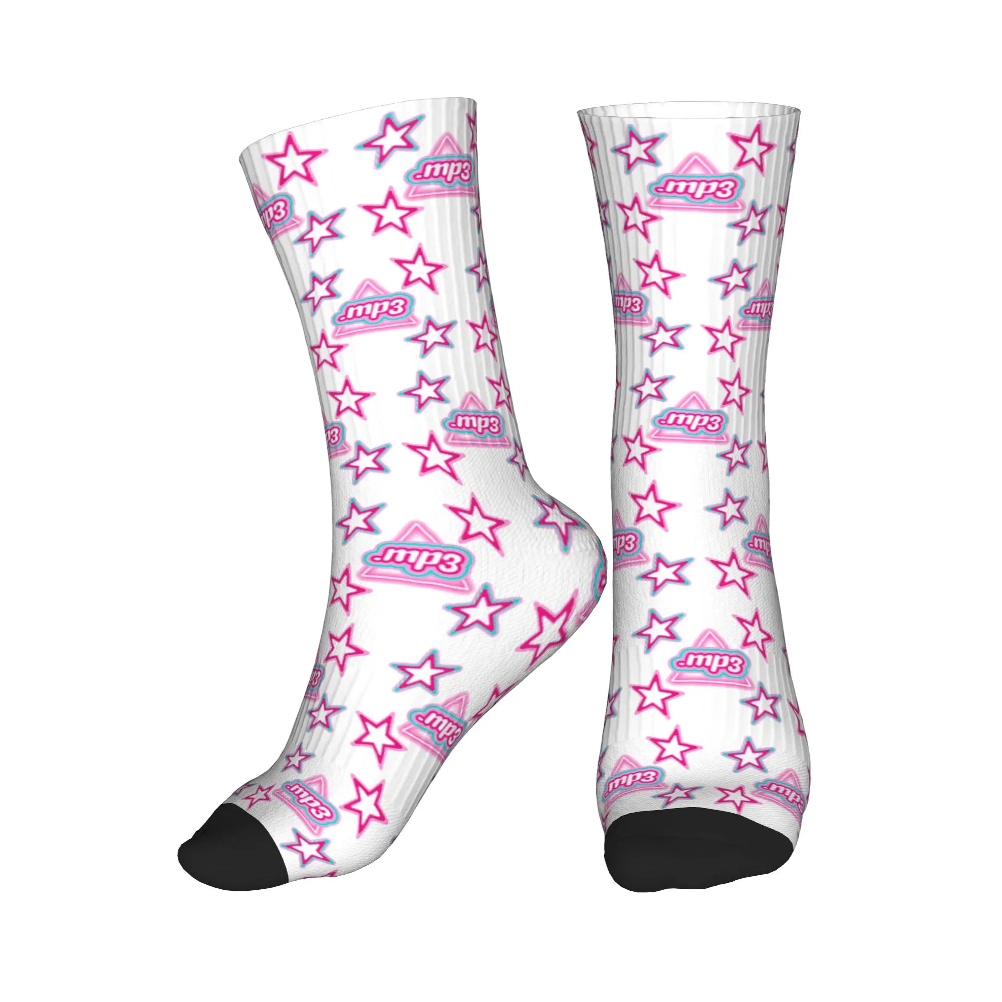 

Всесезонные спортивные носки All Seasons MP3 Emilia Mernes средней длины, высококачественные модные носки-гольфы для мужчин и женщин