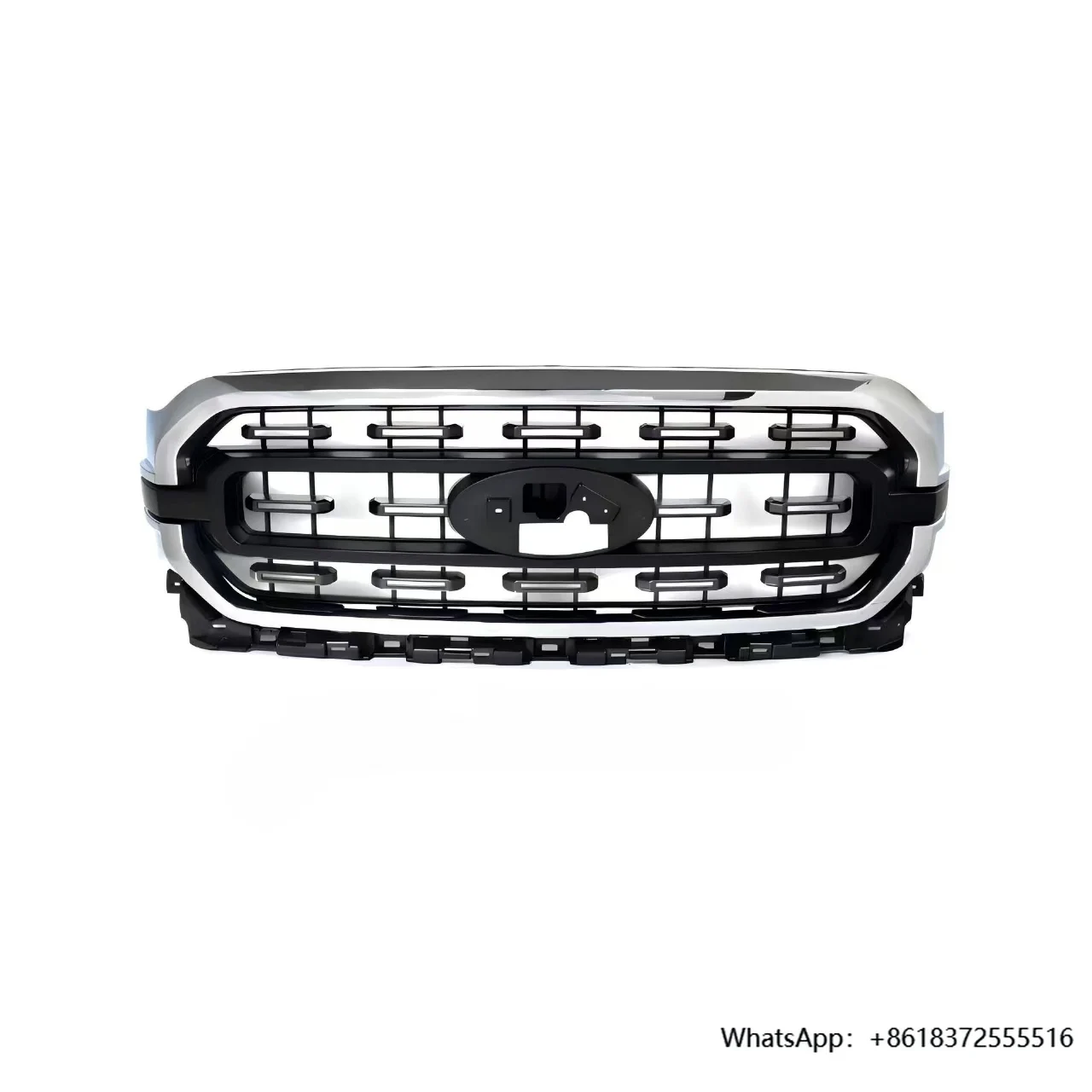 

Auto Parts Grille Fits for Ford F-150 2021-2023 XLT Silver High Equipment Grille OEM Automobile Repacking