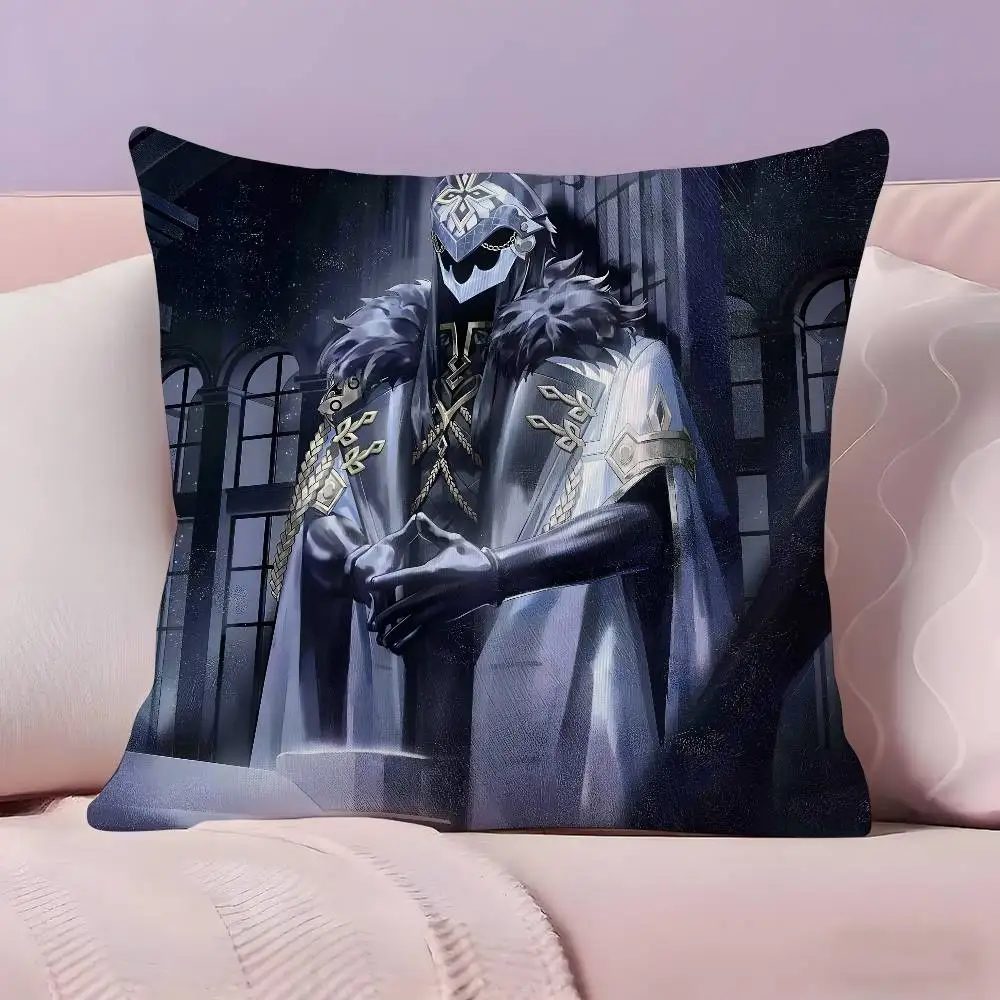Game G-Genshin Impact Pillow Case Ultra Soft Skin Friendly Fabric Cloud Like Comfort & Concealed Zipper