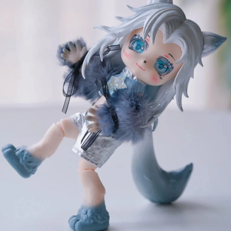 

Подлинная слепая коробка Maytree Beast, модная кукла Ob11, ручная работа, девушка Monster Record, сюрприз на день рождения для Gitf Bjd Joint, экшн-фигурка